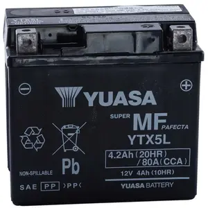 Yuasa Ytx5l Fa Agm-batterie One Size
