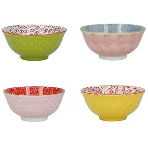 Kitchencraft Brights Designs 4er-set Schalen günstig