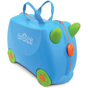 Trunki Kinderkoffer Ride-on, Koffer, Blau, Grün