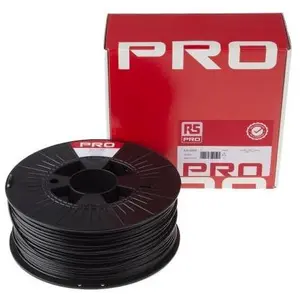 RS PRO RS Black ABS 2.85mm Filament 1kg (ABS, 2.85 mm, 1000 g), 3D Filament, Schwarz