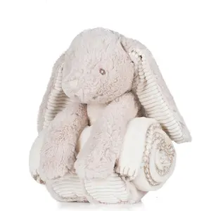 Plüschtier mit Decke Mumbles Lapin TU