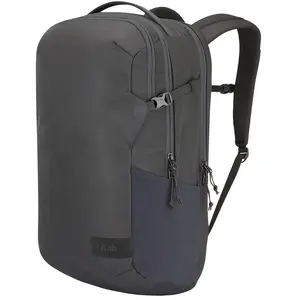 Rab Depot 28 Tagesrucksack, 28 Liter, schwarz, belüfteter Rücken, Lapt...