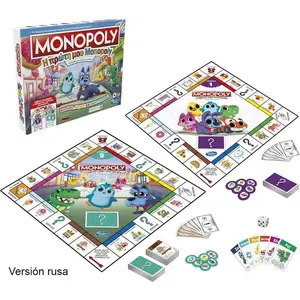 Hasbro Mein Erstes Monopoly-brettspiel Mehrfarbig Mehrfarbig One Size