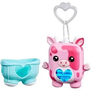 Nano-Mals, Mädchen, Schlüsselanhänger, Hasbro Mootilda die rosa Kuh elektronische Fidget-Tierchen, Rosa