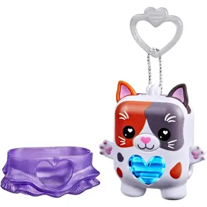 Nano-Mals, Mädchen, Schlüsselanhänger, Hasbro Purrnelope das Miezekätzchen elektronisches Fidget-Tierchen, Mehrfarbig