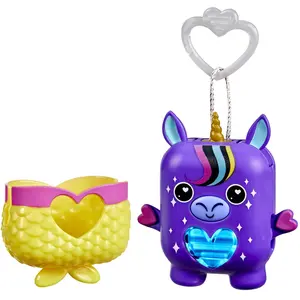 Nano-Mals, Unisex, Schlüsselanhänger, Hasbro Stardream das Einhorn elektronisches Fidget-Tierchen, Mehrfarbig