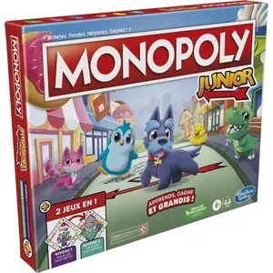 Gesellschaftsspiele monopoly junior Hasbro France 26,7x4,1x33,3 cm