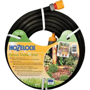 Hozelock 6762, 15 m, Über Boden, Schwarz, Nur der Schlauch, Gummi, 1,2...