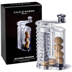 Cole & Mason Wallis, Pfeffermühle + Salzmühle, Transparent günstig