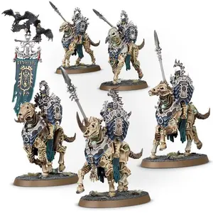 Games Workshop Warhammer Age of Sigmar - Ossiarch B. Kavalos Deathriders (Kunststoff)