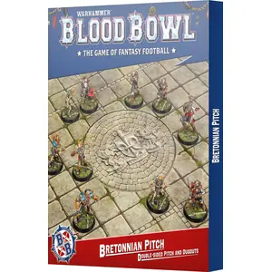 Games Workshop Bretonen-Team: Beidseitig bedrucktes Spielfeld und Rese...