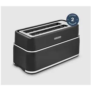 Morphy Richards 245744, 4 slice(s), Black, Buttons, Level, 1750 W, Toaster, Schwarz günstig