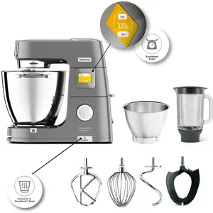 Kenwood KWL90.124SI, 7 l, Grau, Edelstahl, Drehregler, Berührung, Misc...