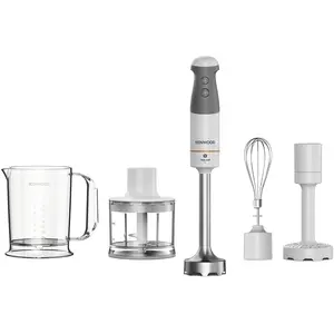 Kenwood HBM40.306WH, Pürierstab, 850 W, Grau, Transparent, Weiß