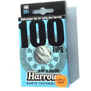 Harrows Softip Ersatz-Dimple-Dartspitzen, 100 Stück, Box