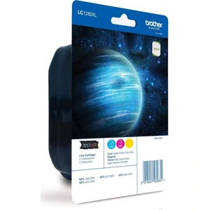 Brother LC1280XLRBWBP, Cyan, Magenta, Gelb, 3 Stück(e), 1200 Seiten, M...