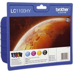 Brother LC1100HYVALBPDR, Schwarz, Cyan, Magenta, Gelb, 4 Stück(e), 900...