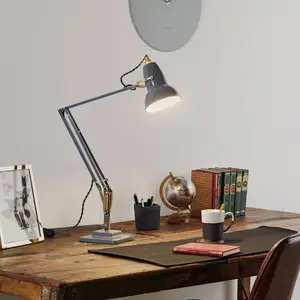 Anglepoise Tischleuchte Original 1227, grau/messing günstig