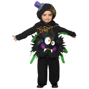 Smiffys Kostüm Mini Monster Spinne, Witziges Halloween Kostüm für Kleinkinder günstig