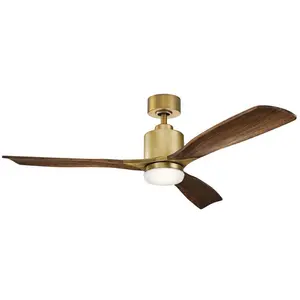 KICHLER Elstead Lighting Ridley II, Ventilator, Braun günstig