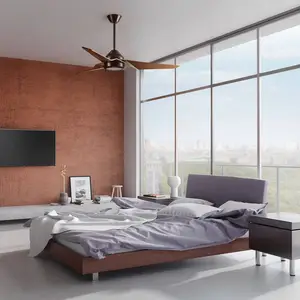KICHLER LED-Deckenventilator Jade, bronze, leise, Ø 152 cm, 60 W günstig
