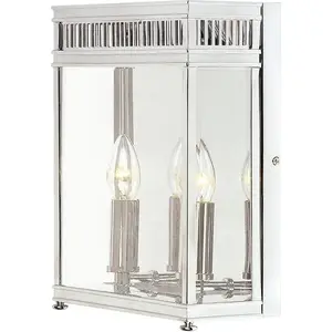 Deckenleuchte Holborn 2xE14 Chrom poliert H:31cm L:11cm B:25,5cm IP44