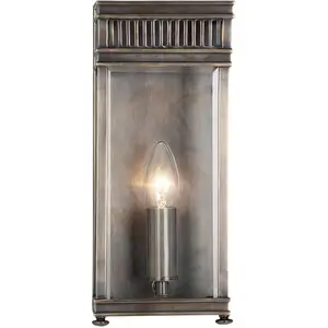 Elstead Holborn Außen-Wandleuchte E14 Dunkle Bronze IP44