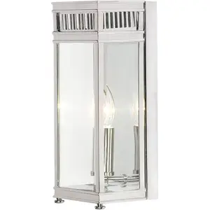 Elstead Holborn Außen-Wandleuchte E14 Poliertes Chrom IP44