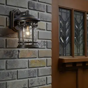 Außenwandlampe Marblehead, Höhe 28 cm