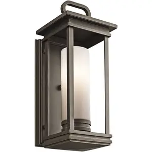 Elstead South Hope Außen-Wandleuchte E27 45cm Rubinierte Bronze IP44