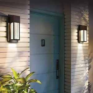 Topmoderne LED-Wandleuchte Sorel für außen