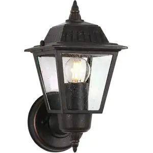 Elstead Highnam Außen-Wandleuchte E27 Verwitterte Bronze IP44