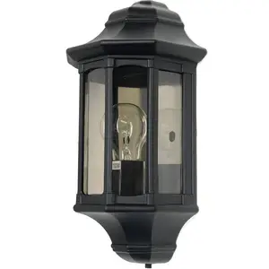 Elstead Newbury Außen-Wandleuchte E27 Schwarz IP44