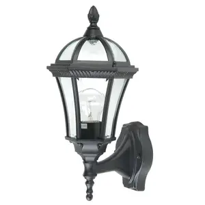 Elstead Ledbury Außen-Wandleuchte E27 Schwarz IP44