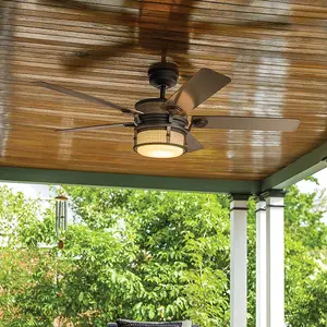 LED-Deckenventilator Ahrendale, IP44 günstig