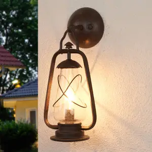 Außenwandleuchte Miners im Grubenlampenstil