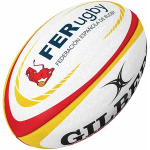 Gilbert Rugbyball Spanien Weiß Größe 5 günstig