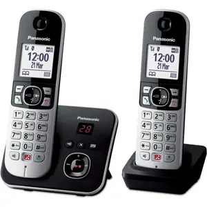 Panasonic KX-TG6862JTB, DECT-Telefon, Kabelloses Mobilteil, Freisprech...