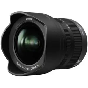Panasonic Lumix G Vario 7-14mm f/4 ASPH. (Micro Four Thirds, Micro Four Thirds), Objektiv, Schwarz