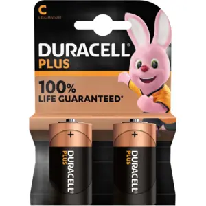 Duracell Plus Power C Lr14 Alkalibatterie 2 Einheiten One Size