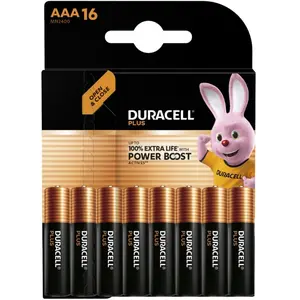 Duracell Plus AAA Batteries with Power Boost (16 Stk., AAA), Batterien + Akkus günstig
