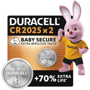 Duracell Lithium-knopfzellenbatterie 2025 Packung 2 Batterien One Size günstig