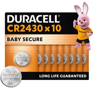 Duracell Specialty CR2430 Lithium Knopfzellen 3 V 10 Stück