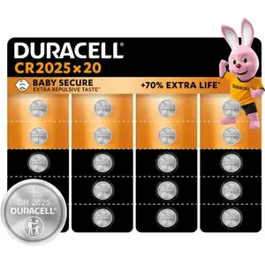 Duracell Specialty CR2025 Lithium Knopfzellen 3 V 20 Stück günstig