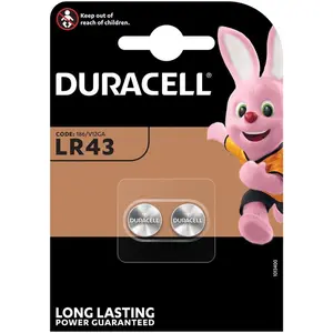 Duracell Alcaline Lr43 Knopfzelle 2 Einheiten One Size