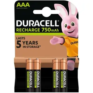 Duracell 1x4 R3 Aaa 750mah Wiederaufladbare Batterie One Size
