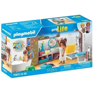 PLAYMOBIL Badezimmer mit Dusche und Badewanne, My Life, Architektenhau...