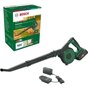 Akku Laubbläser, Bosch UniversalLeafBlower 18V-130, Kabellos, 1.6kg, E...