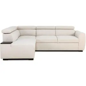 CASAPY KELIO Ecksofa beige, Kassetten-Conversion zum gelegentlichen Sc... günstig