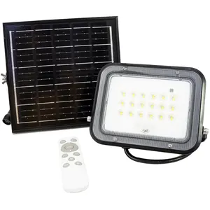 PNI GreenHouse WS50 PRO 50W LED-Flutlicht mit 6W Solarpanel, 5000mAh Akku, 800lm, Fernbedienung, Timing und einstellbarer Helligkeit, 6500 K, IP65 günstig